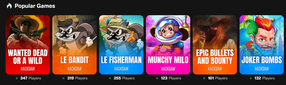 Popular slot games at 21bet Casino